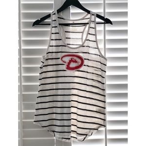 Arizona Diamondbacks Striped Tank Top